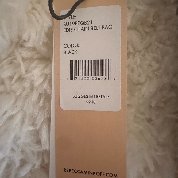 NWT ~ Rebecca Minkoff Chain Belt Bag 🖤🩶 - Picture 6 of 6